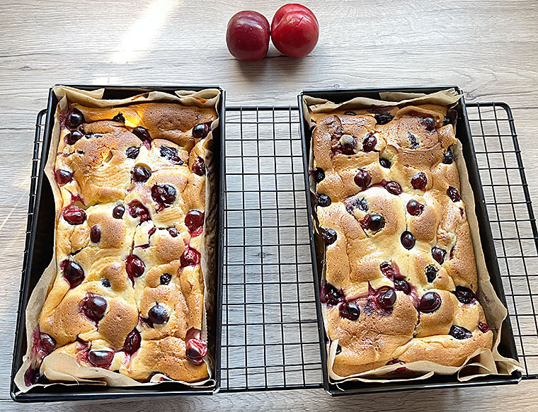 Ciasto owocowe z serkami