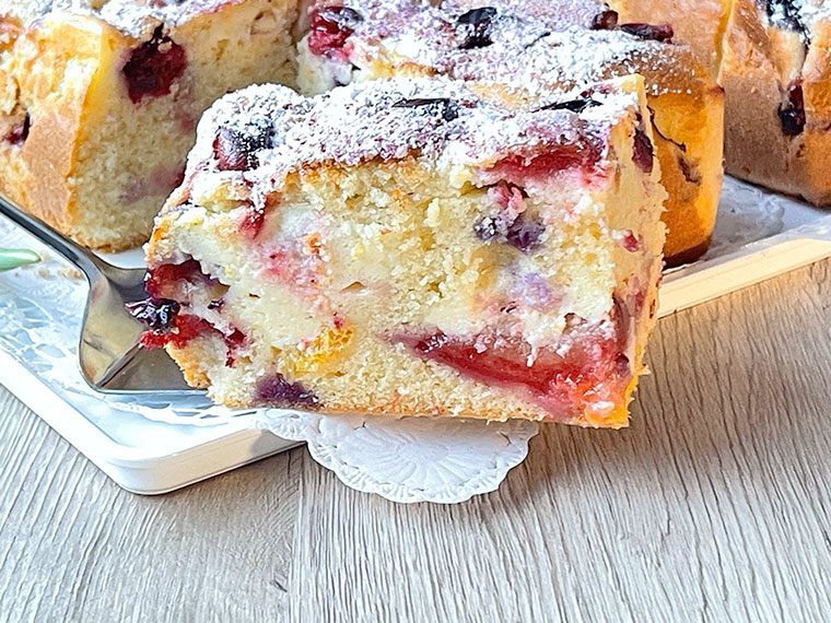 Ciasto owocowe z serkami