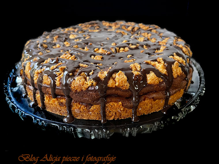 Jabłkowe - Quark ciasto z kruszonką