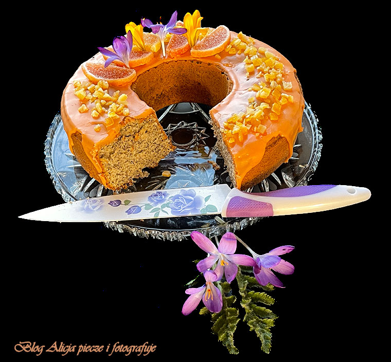 Makowa babka z białek