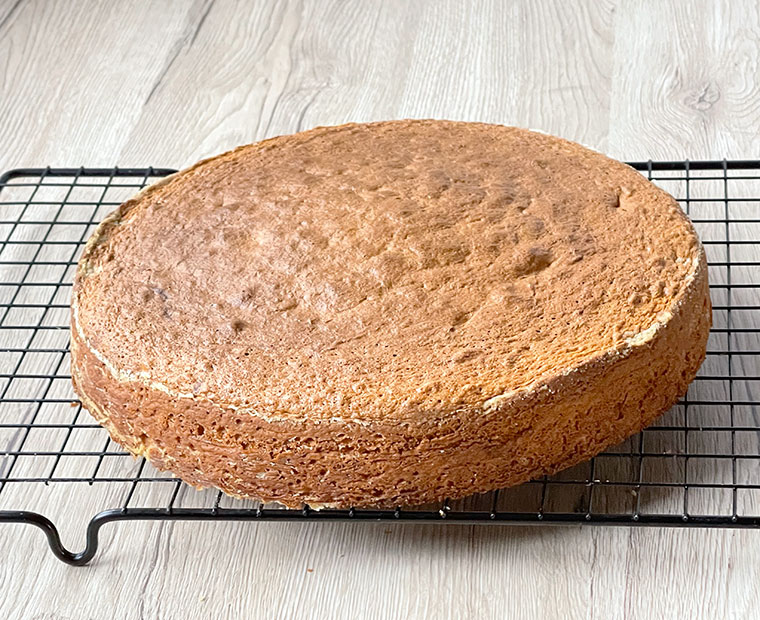 Wielkanocny tort marchewkowo - brzoskwiniowy z mousse