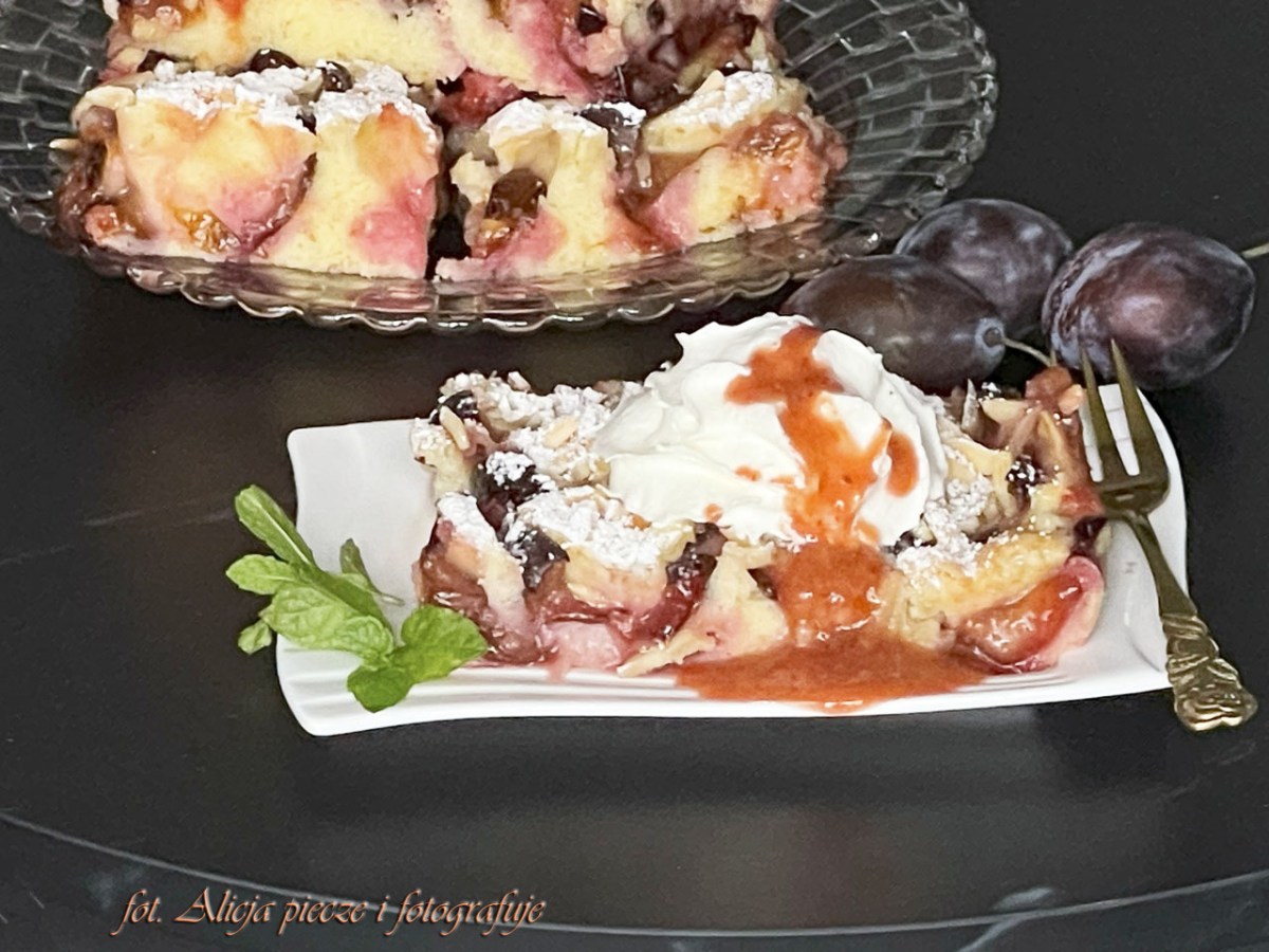 Zwetschge – węgierkowe ciasto kruche