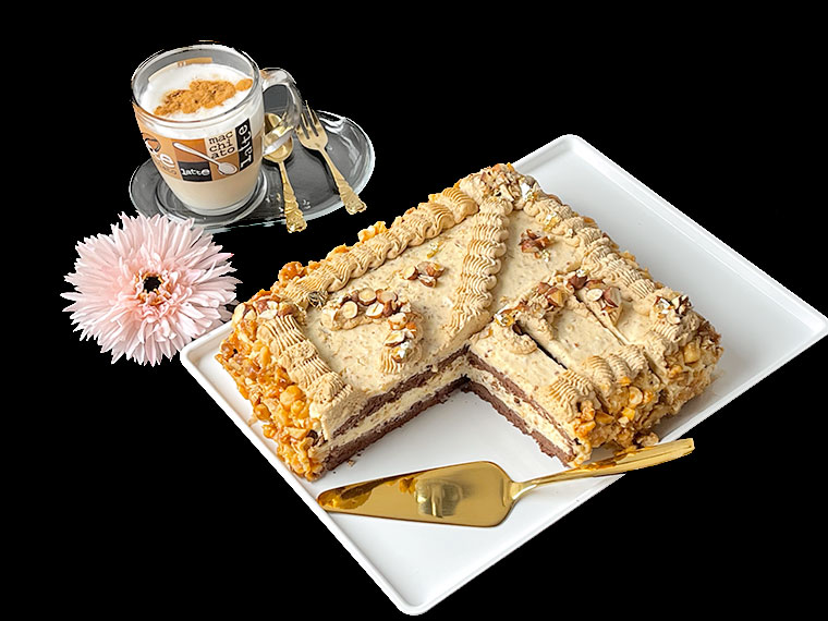 Tort orzechowy z Cappuccino