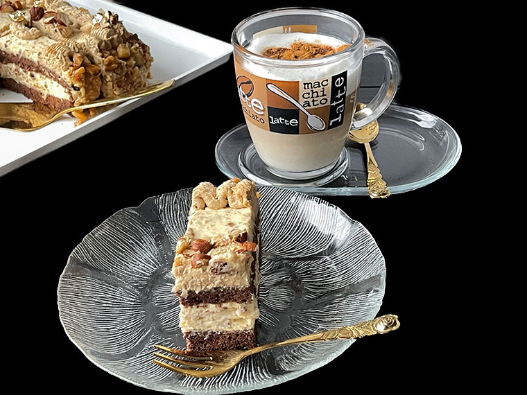 Tort orzechowy z Cappuccino