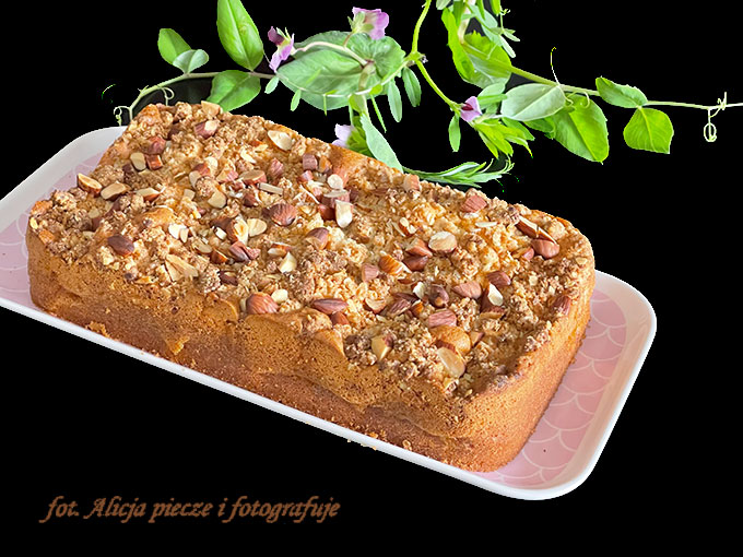 Ciasto z gruszkami i kruszonką