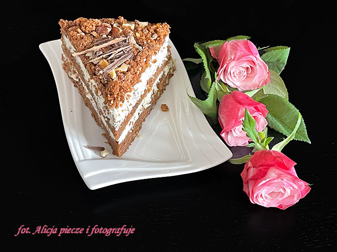 Torty czekoladowe, Orzechowy tort czekoladowy