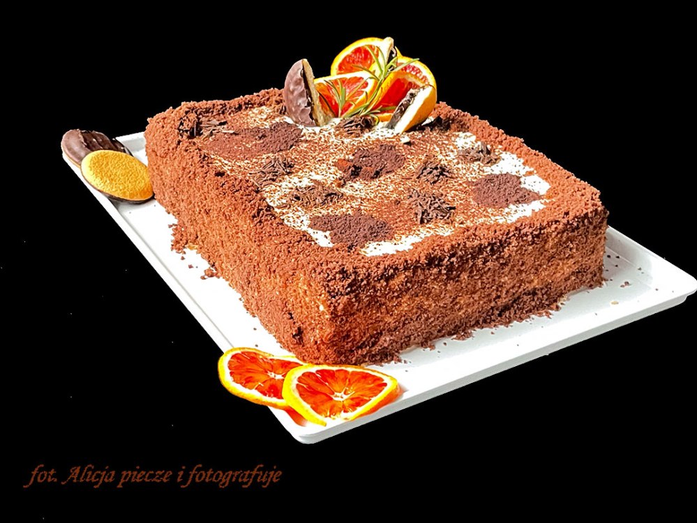 Blutorangetorte - pomarańczowy tort