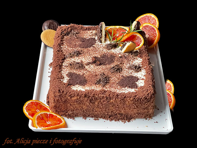 Blutorangetorte - pomarańczowy tort