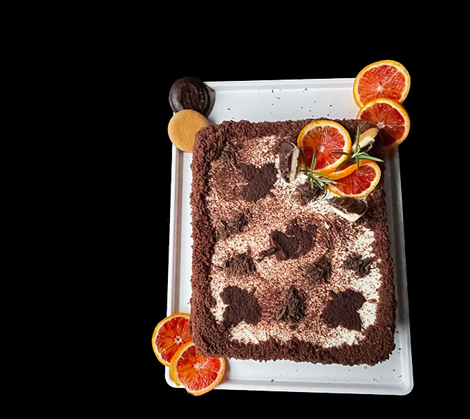 Blutorangetorte - pomarańczowy tort