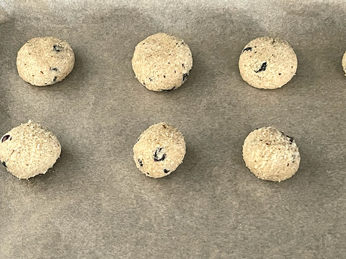 Ciasteczka owsiane z rodzynkami