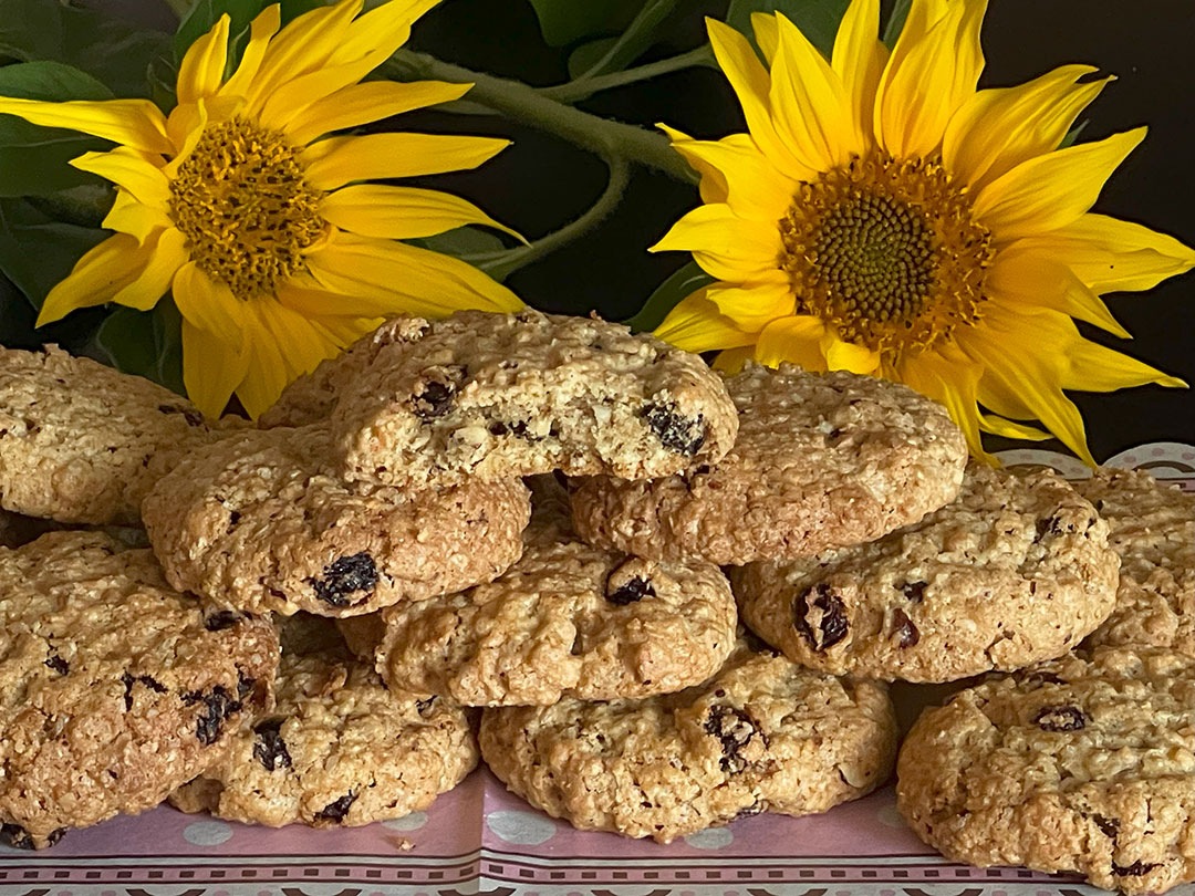 Ciasteczka owsiane z rodzynkami