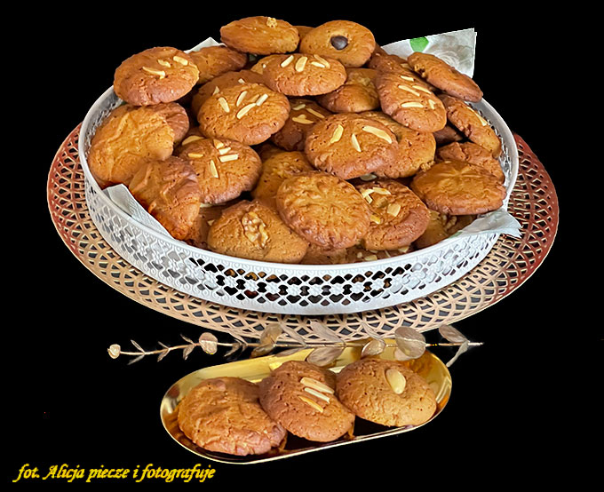 Ciastka ze złotym syropem