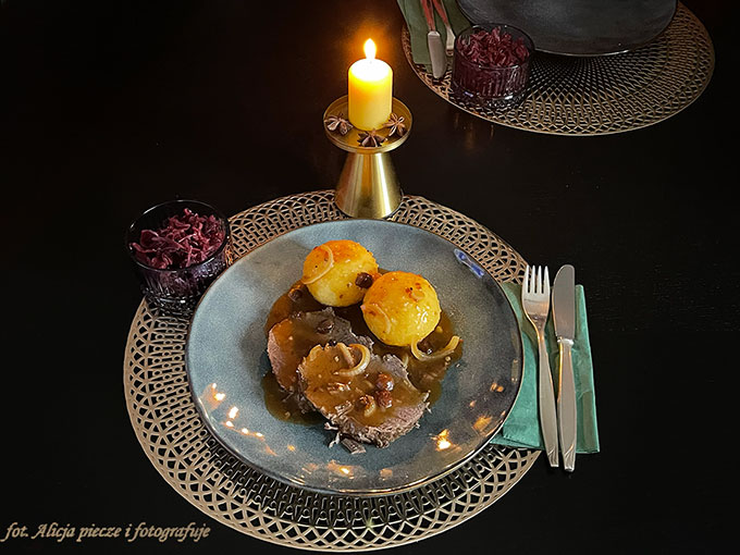 Kwaśna pieczeń - Sauerbraten