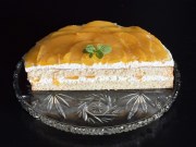 Tort brzoskwiniowy z mascarpone